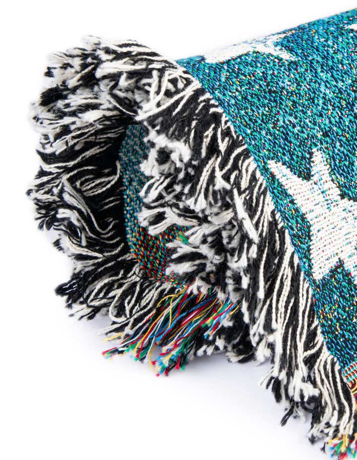 4' 6 x 6' US Navy Seal Skeleton Throw Blanket