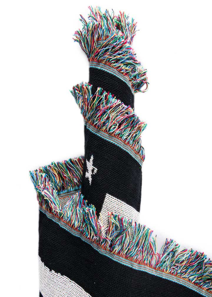 4' 6 x 6' Camo Stripe Flag Throw Blanket