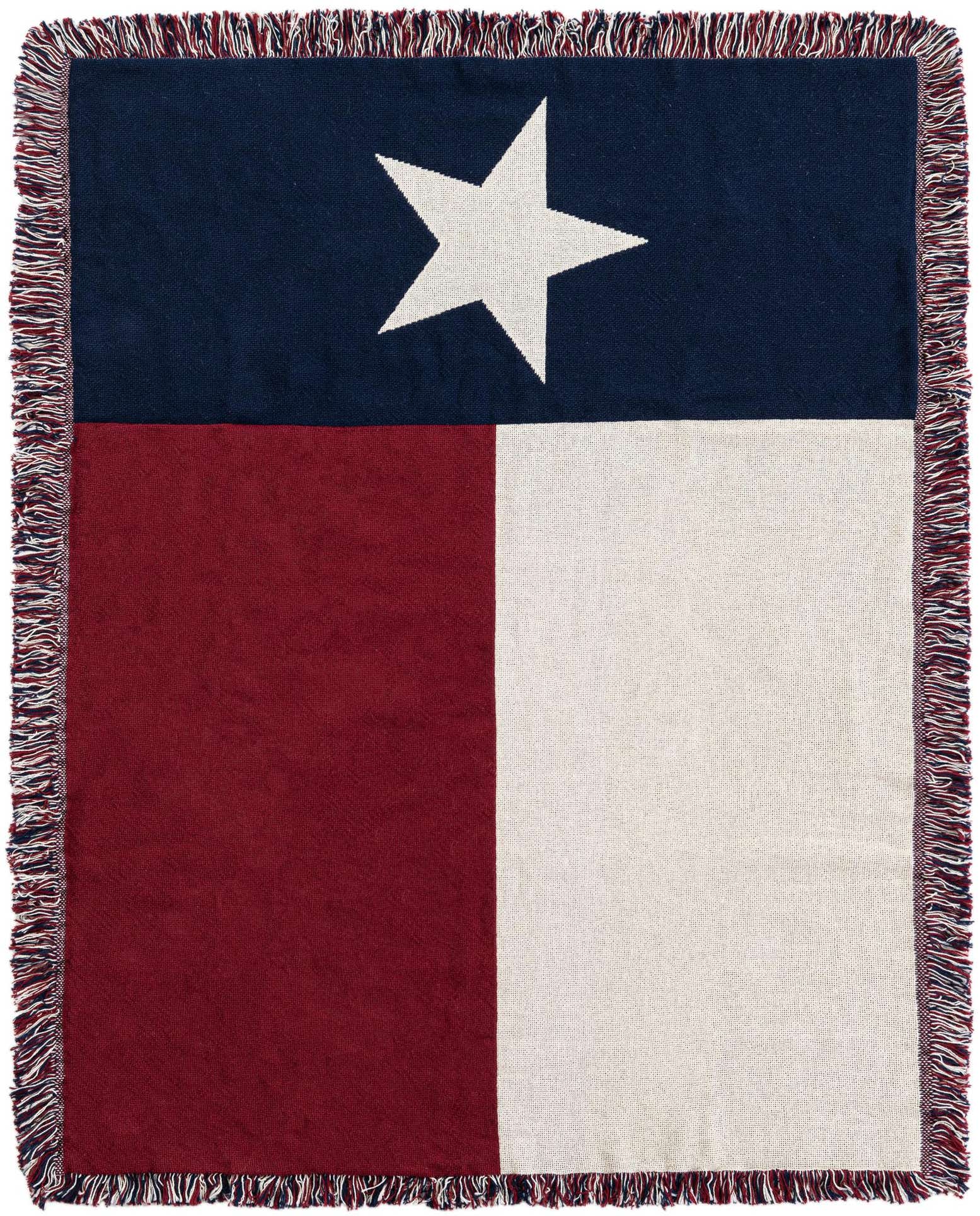 Primary image 3' x 4' Texas Flag Mini Throw Blanket