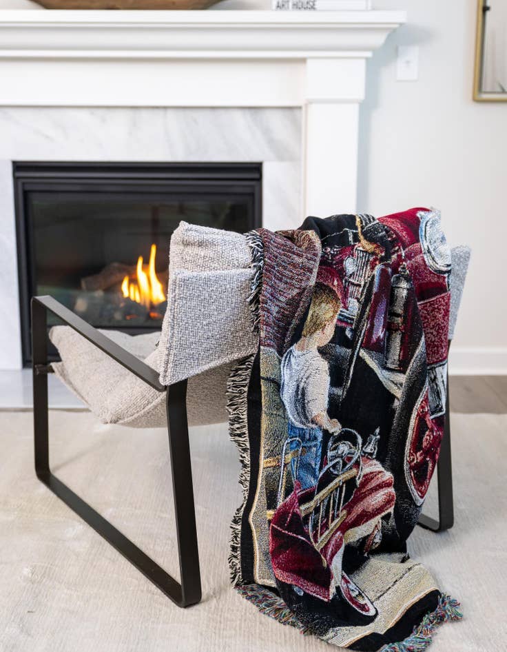 Detail image of 4' 6 x 6' Childhood Dreams Throw Blanket