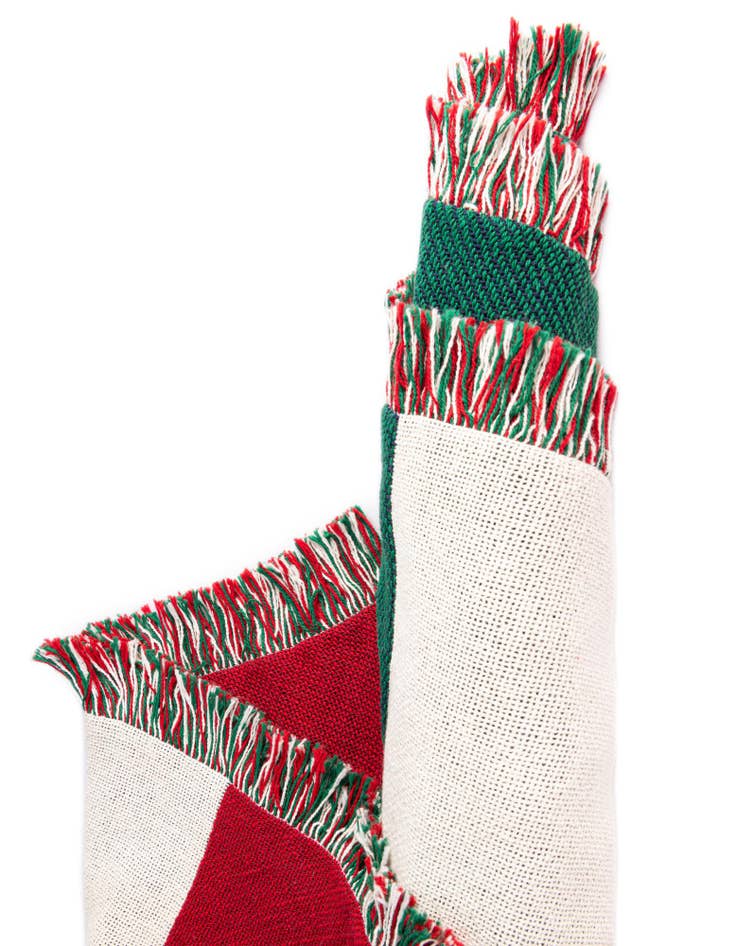 Detail image of 4' x 5' 4 Italy Flag Throw Blanket