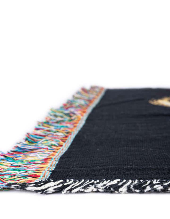 4' 6 x 6' Navy Strong Throw Blanket