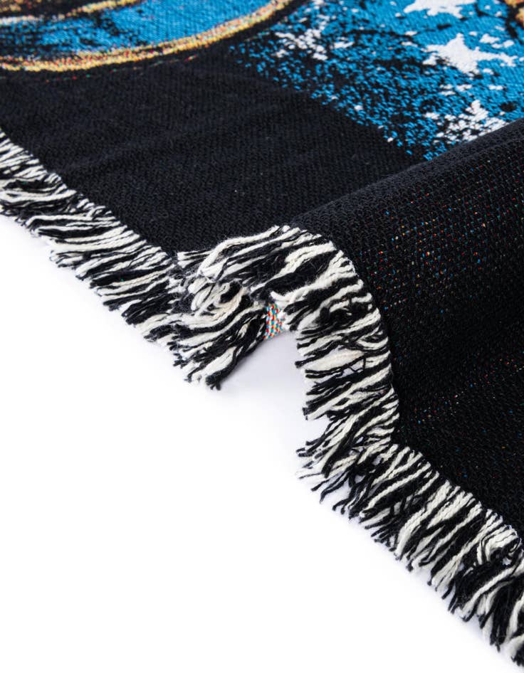 Detail image of 4' 6 x 6' Navy Strong Throw Blanket