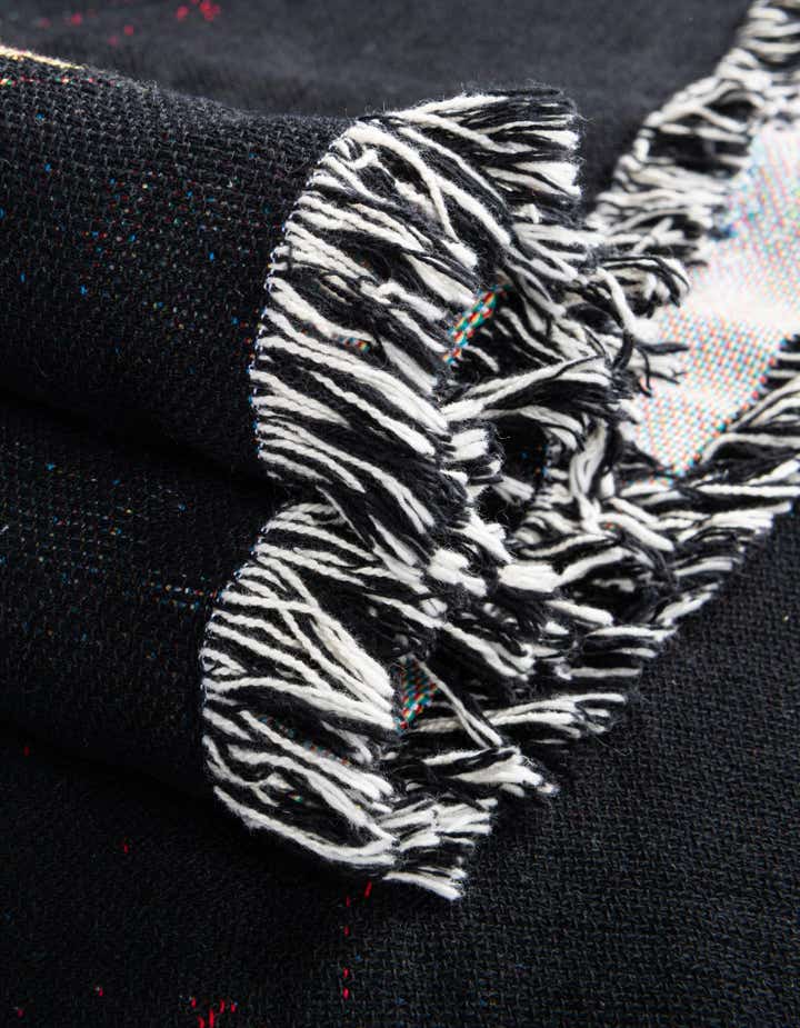 4' 6 x 6' Navy Strong Throw Blanket