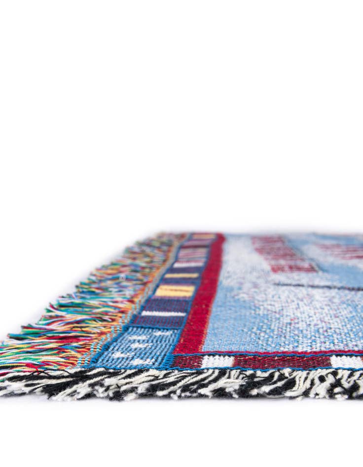 Detail image of 4' 6 x 6' US Navy Throw Blanket