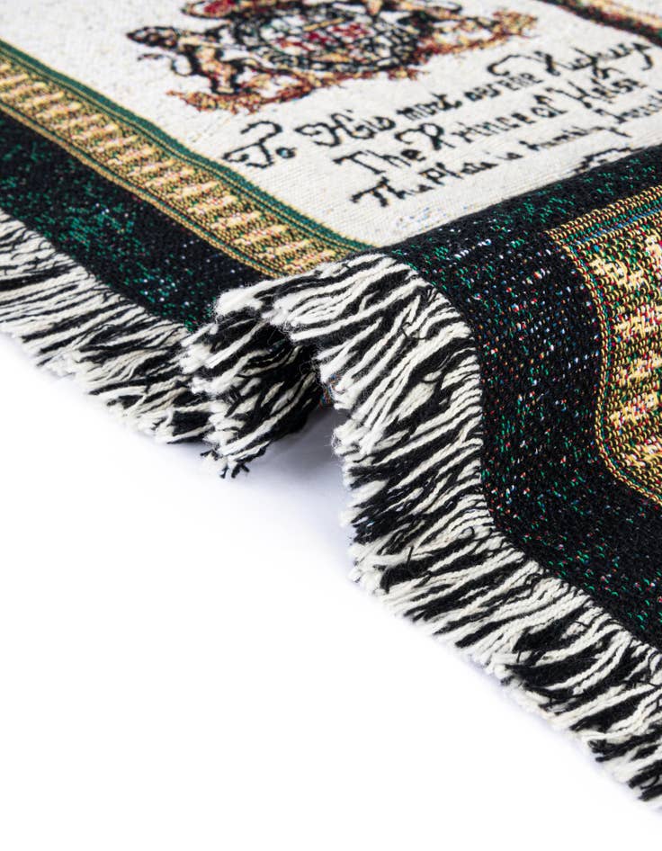 Detail image of 4' 6 x 6' Royal Palms Throw Blanket