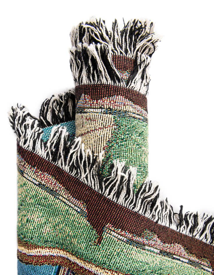 Detail image of 4' 6 x 6' Lighthouses of the Southeast II Throw Blanket