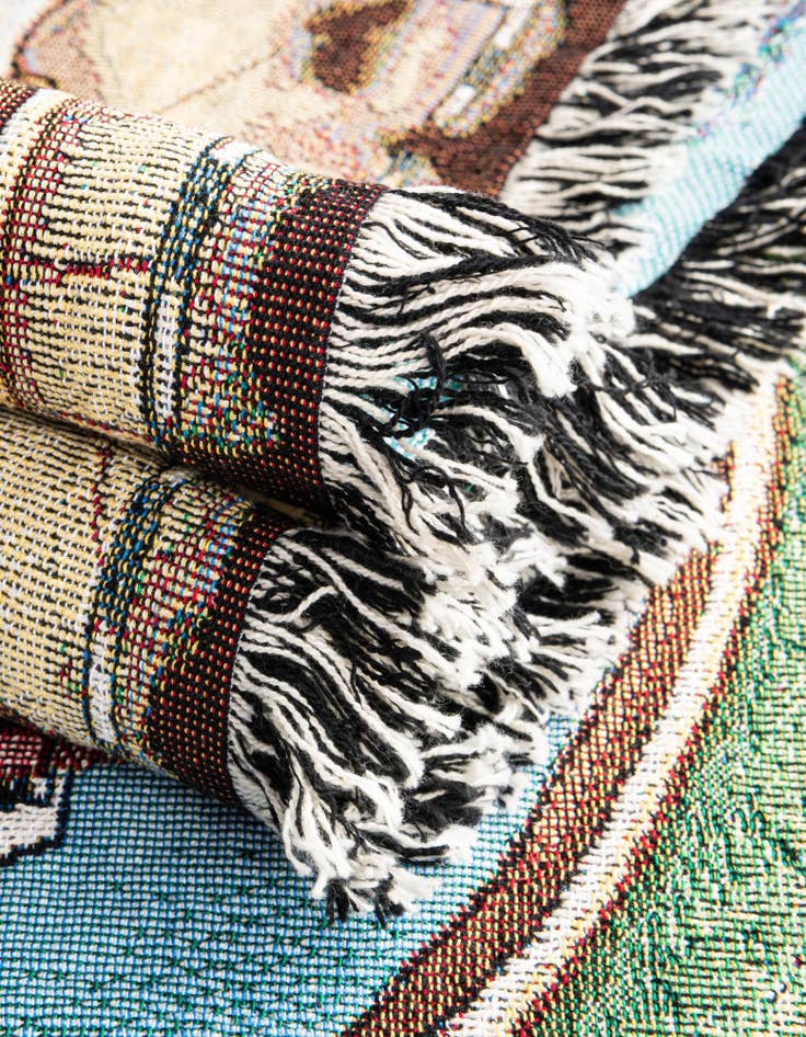 Detail image of 4' 6 x 6' Lighthouses of the Southeast II Throw Blanket