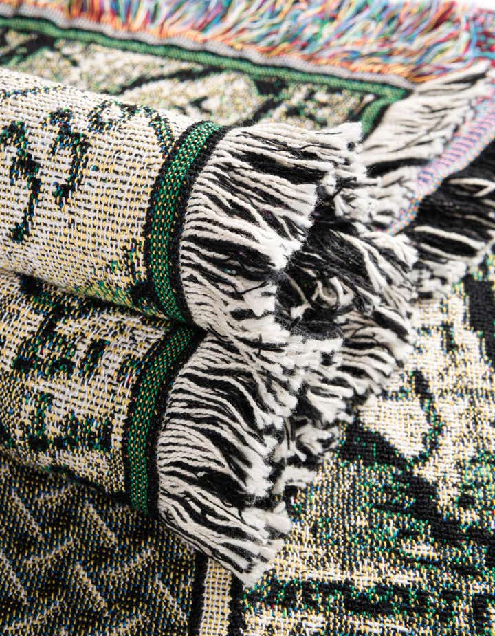 135cm x 185cm Colonial Palms Kuscheldecke