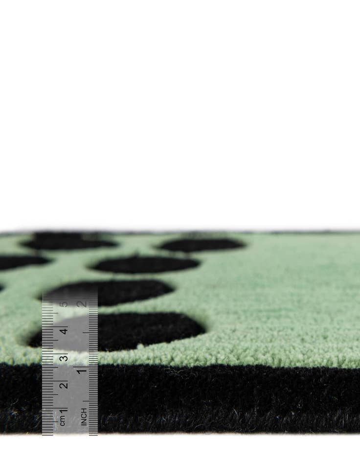 Detail image of 1' 7 x 3' 1 Happy Rugs Boba Tea Wool Freeform Mat