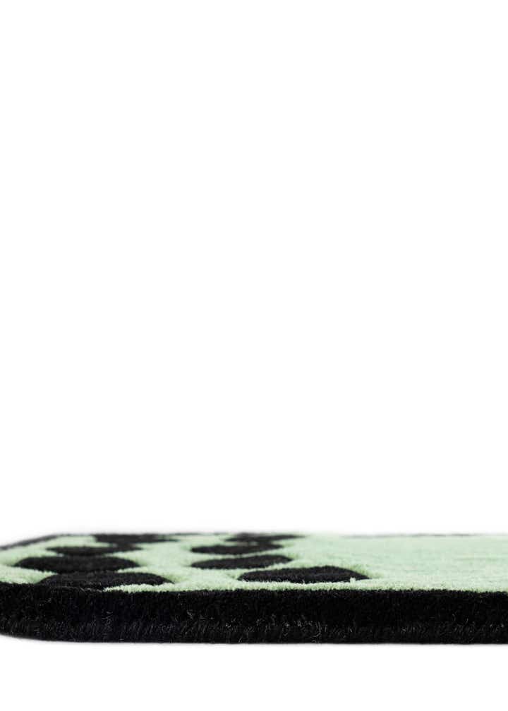 1' 7 x 3' 1 Happy Rugs Boba Tea Wool Freeform Mat