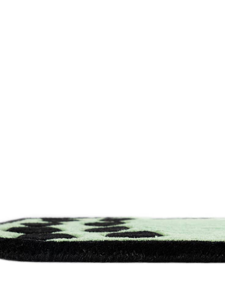 Detail image of 1' 7 x 3' 1 Happy Rugs Boba Tea Wool Freeform Mat