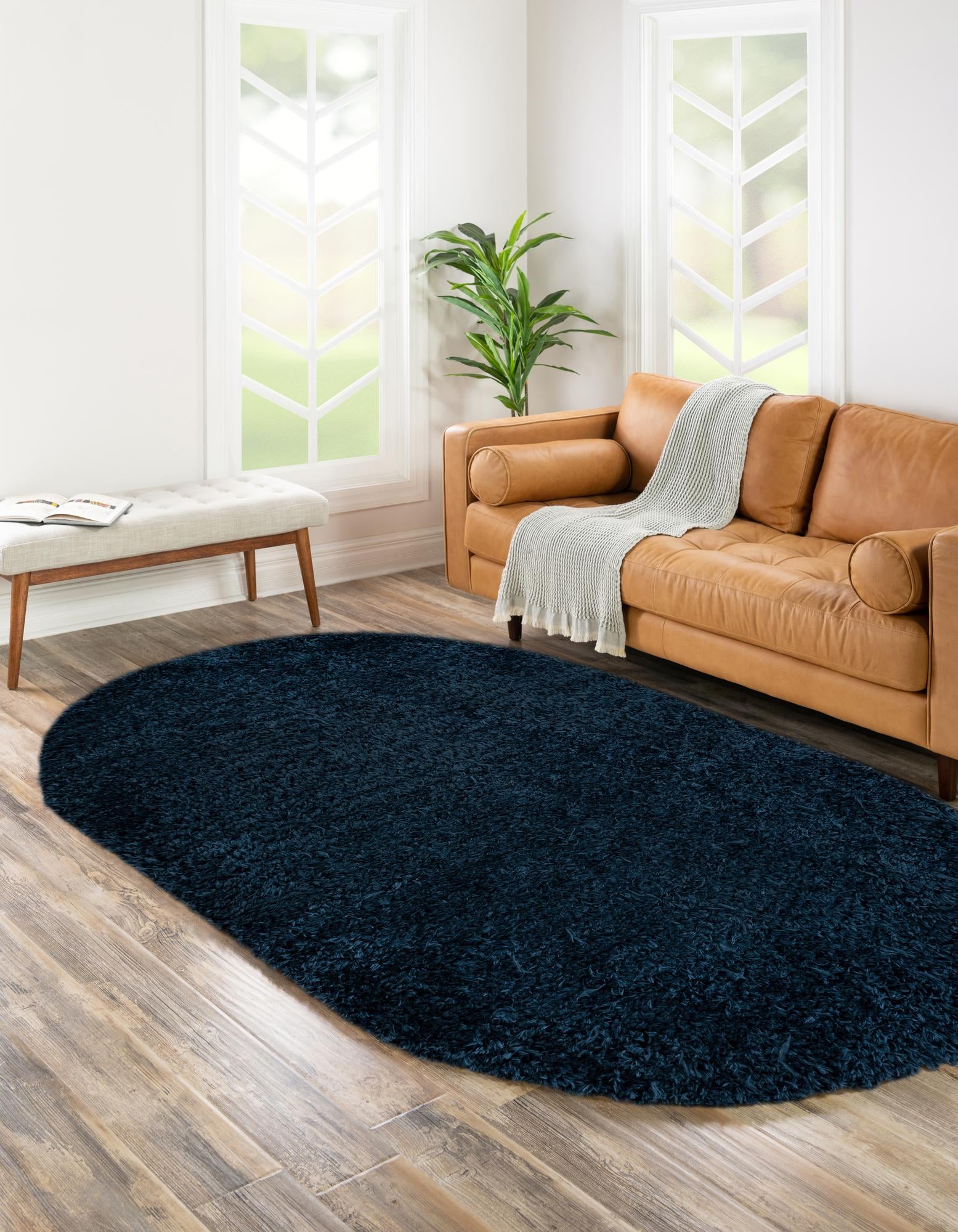 5' 3 x 8' Marilyn Monroe™ Shag Oval Rug