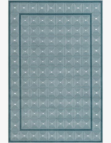 Aegean Blue Aakaar Rug