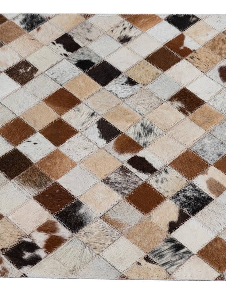 Detail image of 2' x 3' Cowhide Leather Rug