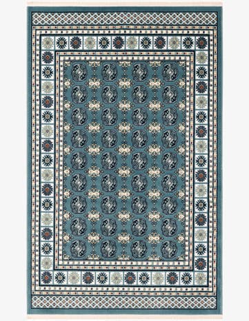 Aegean Blue Nain Design Rug