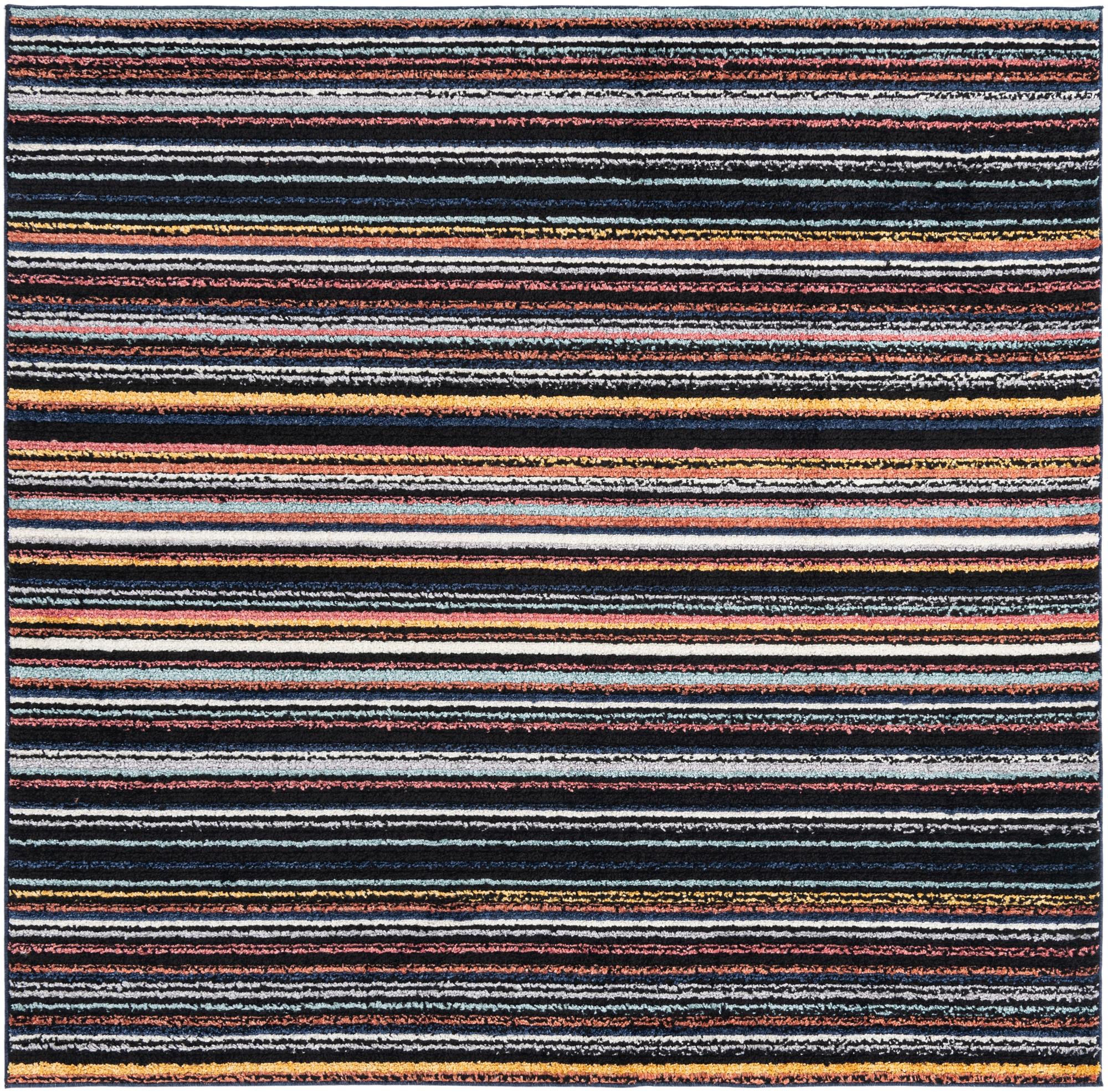 Agnes · Striped rug, multi