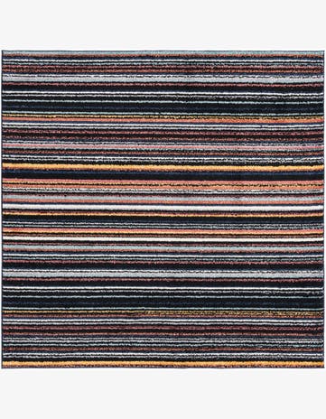 Agnes · Striped rug, multi