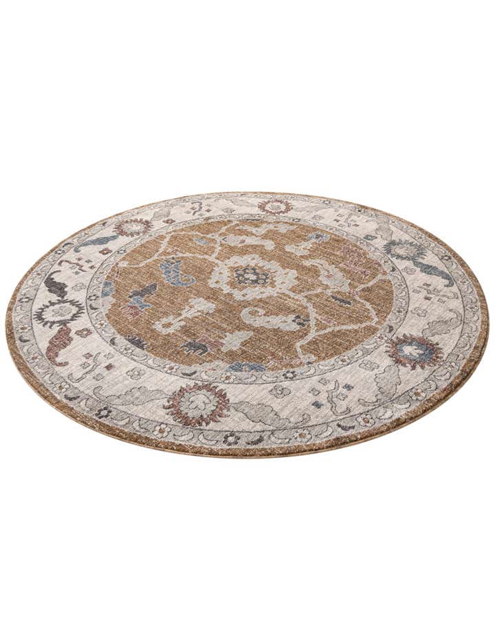 7' x 7' Eco Traditional Round Rug