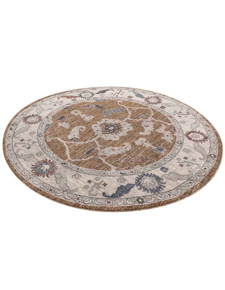 7' x 7' Eco Traditional Round Rug