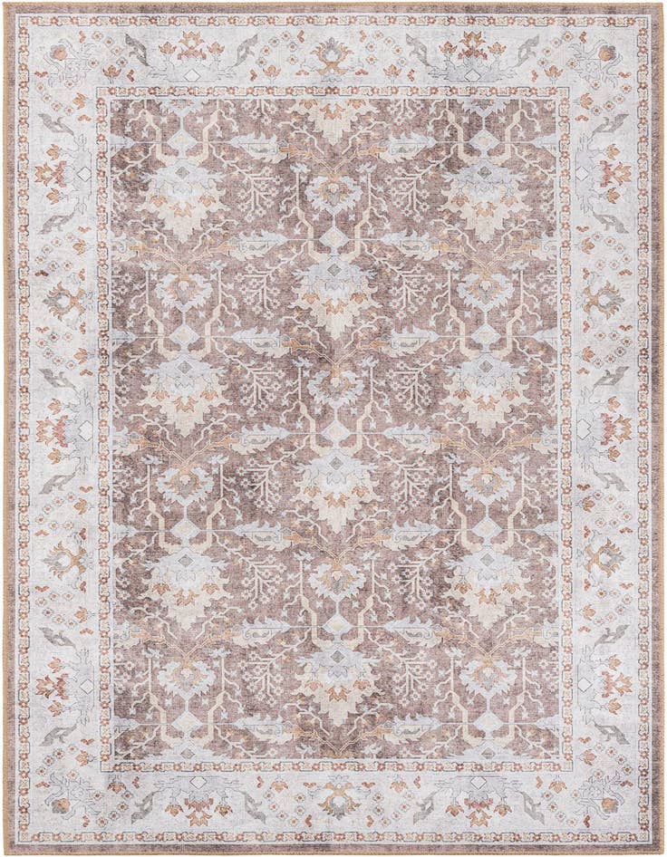 Detail image of 5' 1 x 8' Washable Timeless Rug