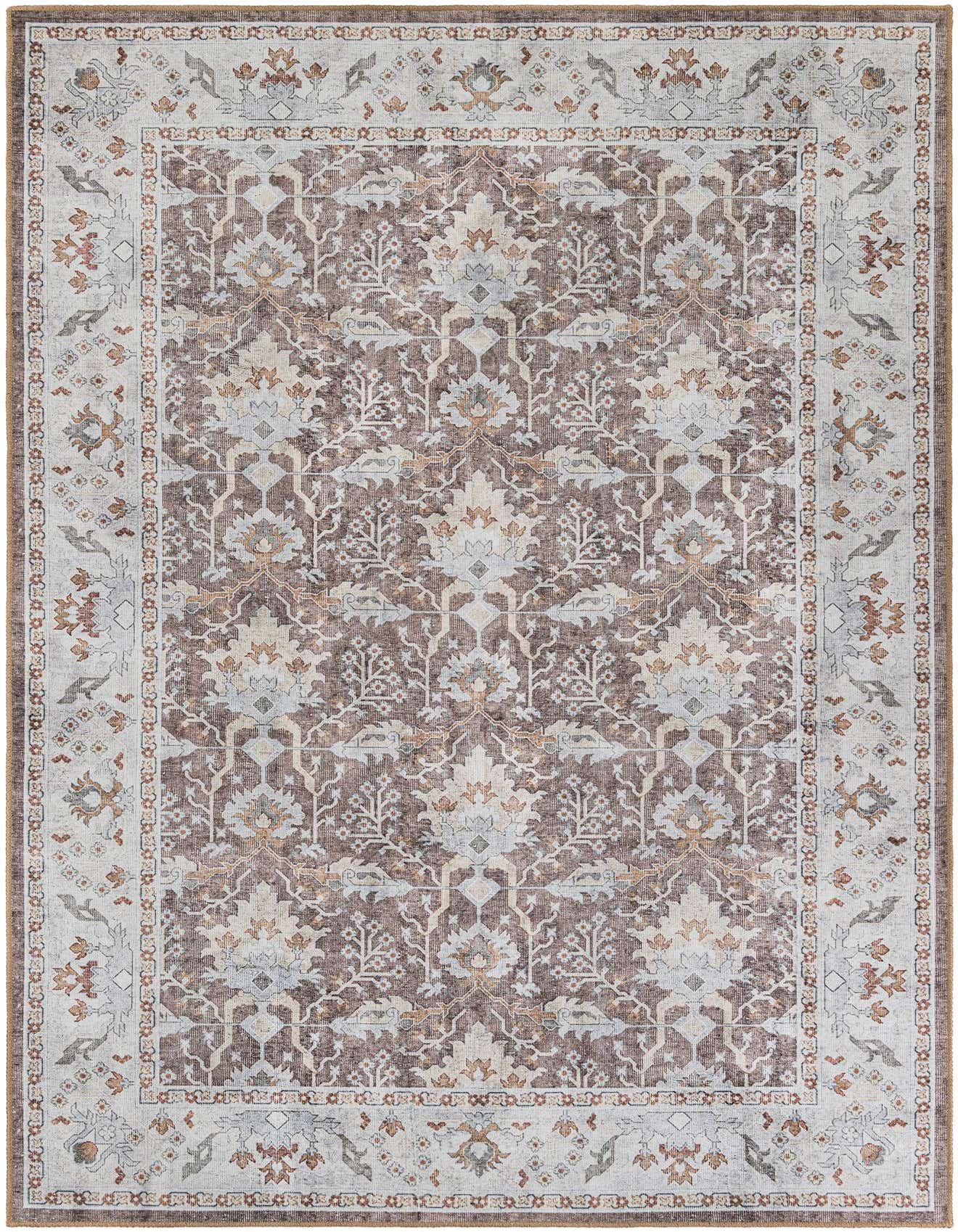 6' 1 x 9' Washable Timeless Rug