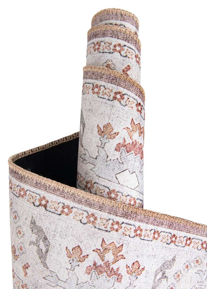 3' 6 x 3' 6 Washable Timeless Round Rug