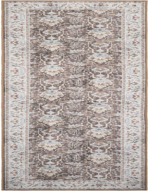 Detail image of 2' 7 x 10' Washable Timeless Runner Rug