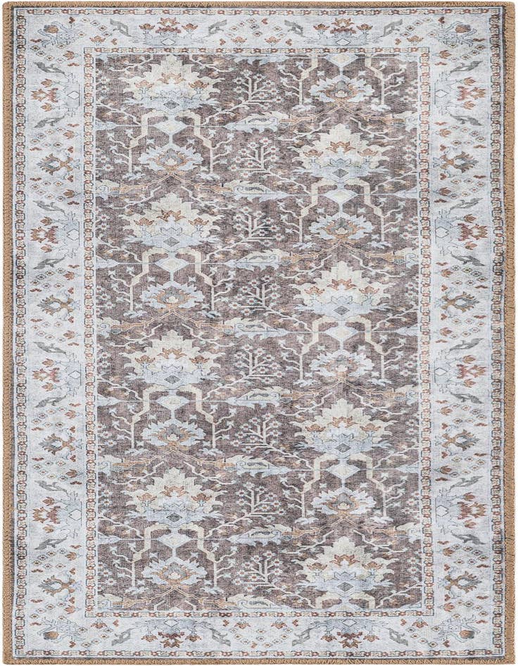 Detail image of 2' x 5' 1 Washable Timeless Runner Rug