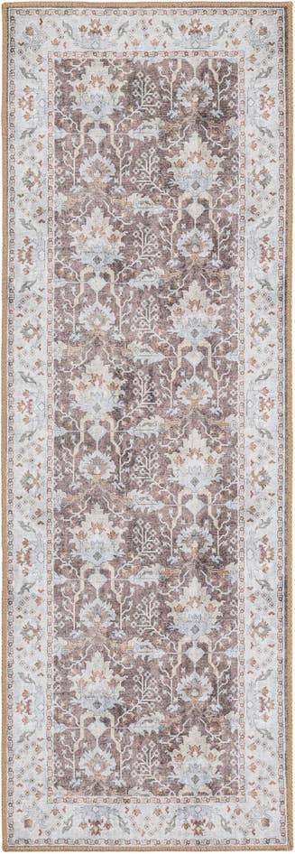 Detail image of 2' x 6' 1 Washable Timeless Runner Rug