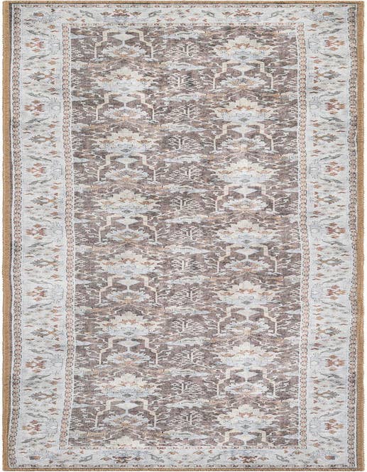 Detail image of 2' x 8' Washable Timeless Runner Rug