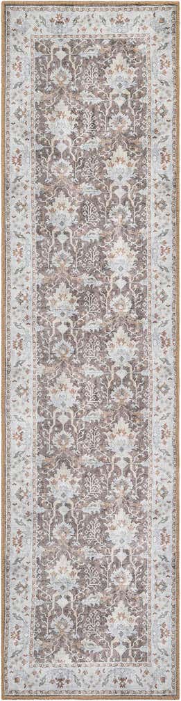 2' x 8' Washable Timeless Runner Rug