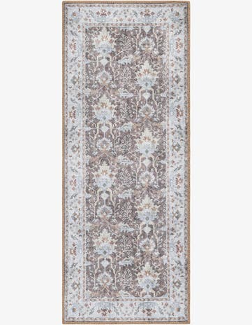 Almond Brown Timeless Runner Rug