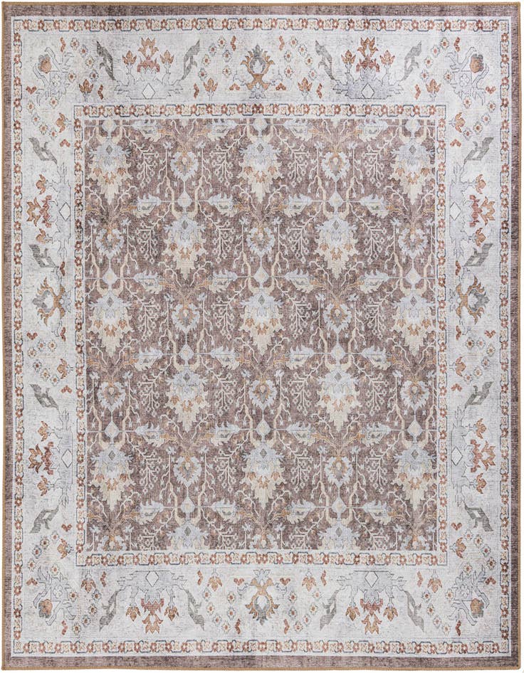 Detail image of 7' 10 x 7' 10 Washable Timeless Square Rug