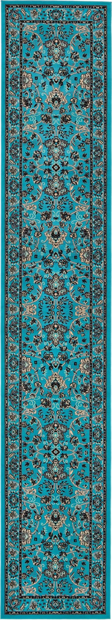 Annapolis · Border rug, turquoise