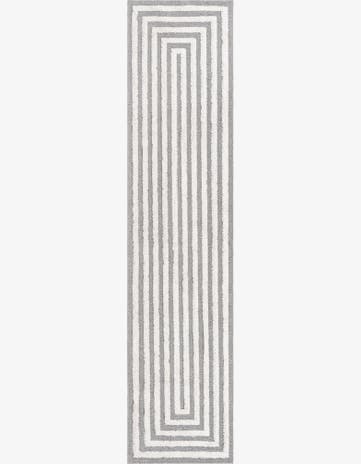 Anthracite Gray Sabrina Soto Casa Toluca Runner Rug