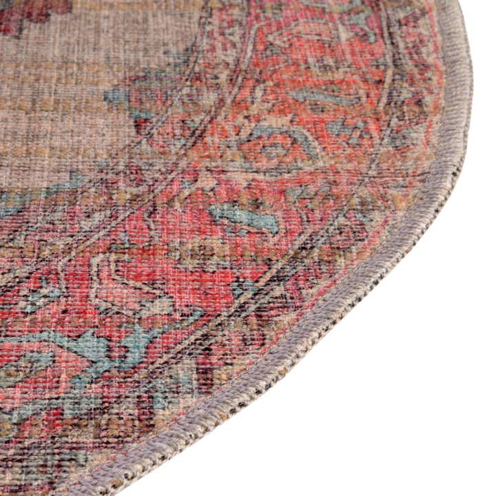 5' 3 x 8' Washable Nostalgia Oval Rug