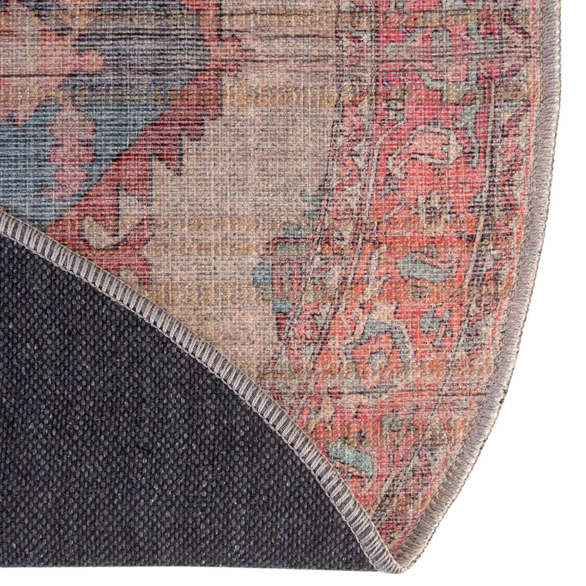 7' 10 x 10' Washable Nostalgia Oval Rug