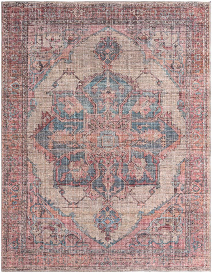 Detail image of 9' 2 x 12' Washable Nostalgia Rug