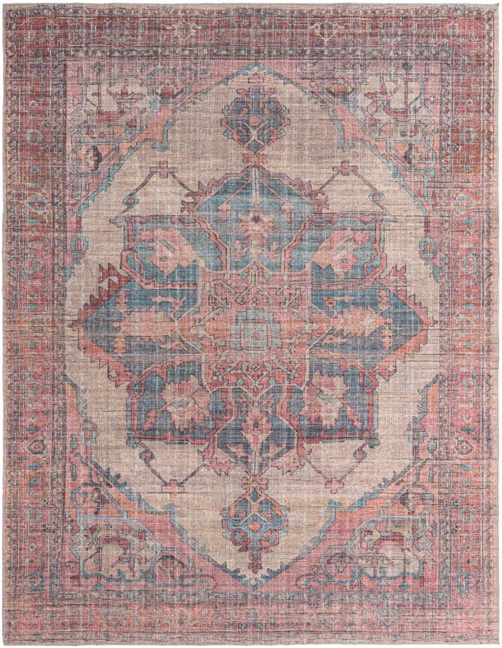 Detail image of 9' 2 x 12' Washable Nostalgia Rug
