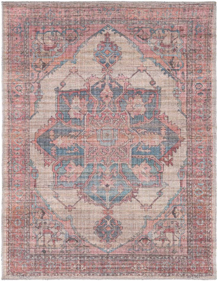 Detail image of 3' 3 x 5' 3 Washable Nostalgia Rug