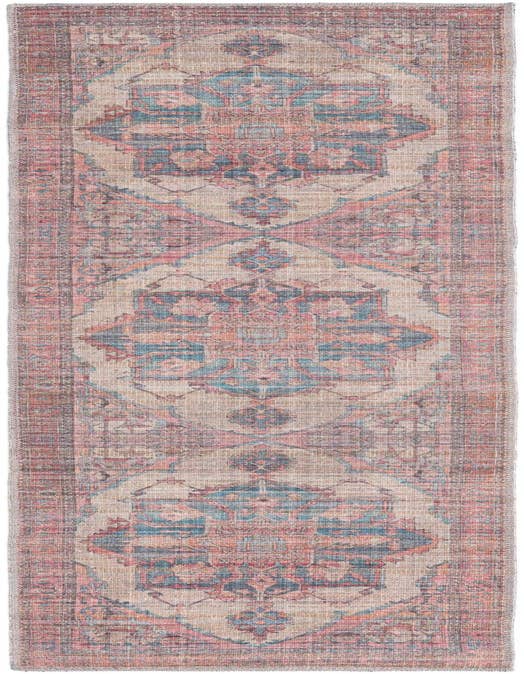 Detail image of 2' x 7' 10 Washable Nostalgia Runner Rug