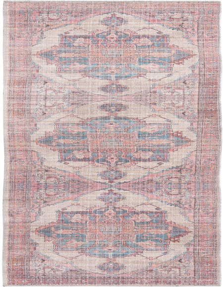 Detail image of 2' 7 x 12' Washable Nostalgia Runner Rug