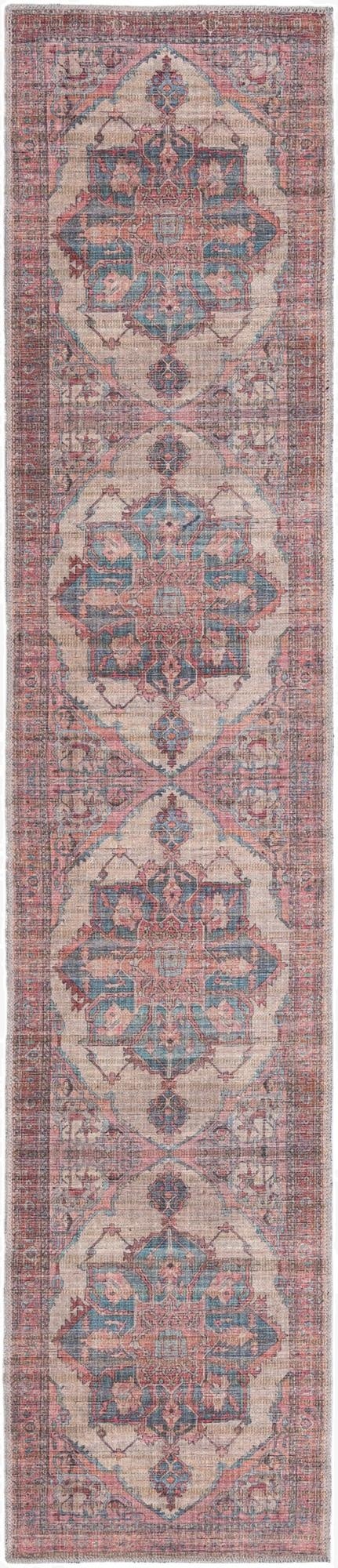 2' x 10'  Washable Nostalgia Runner Rug