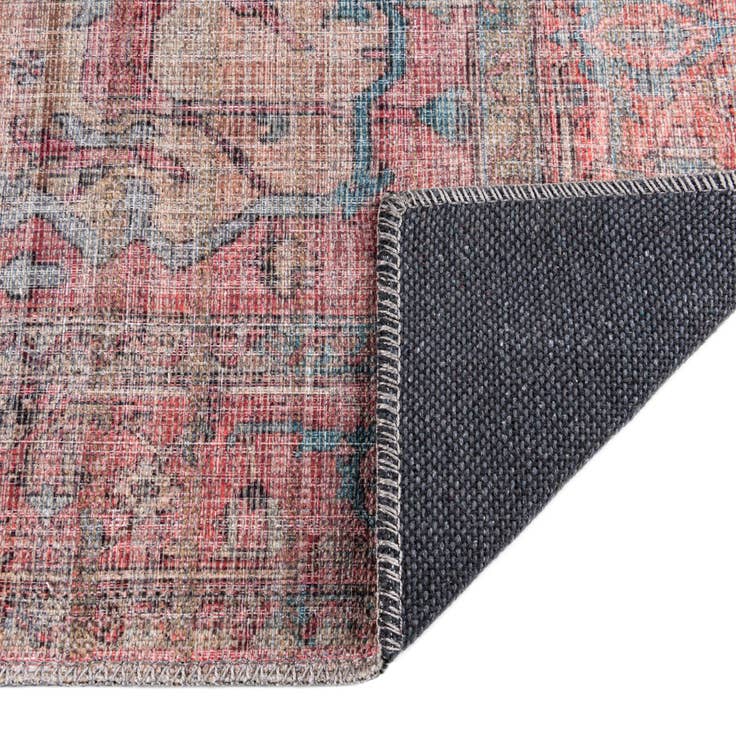 Detail image of 5' 3 x 5' 3 Washable Nostalgia Square Rug