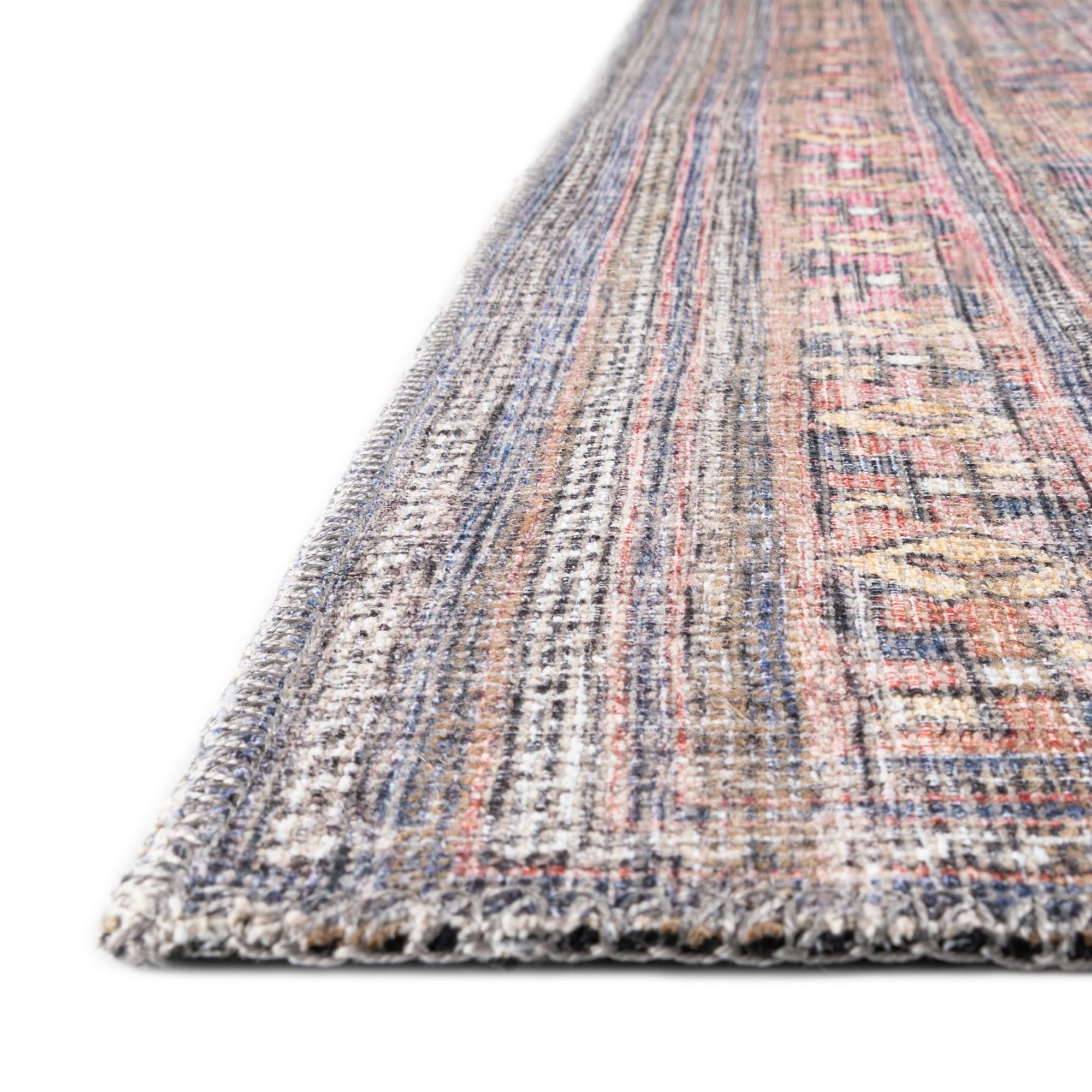 5' 3 x 5' 3 Washable Nostalgia Octagon Rug