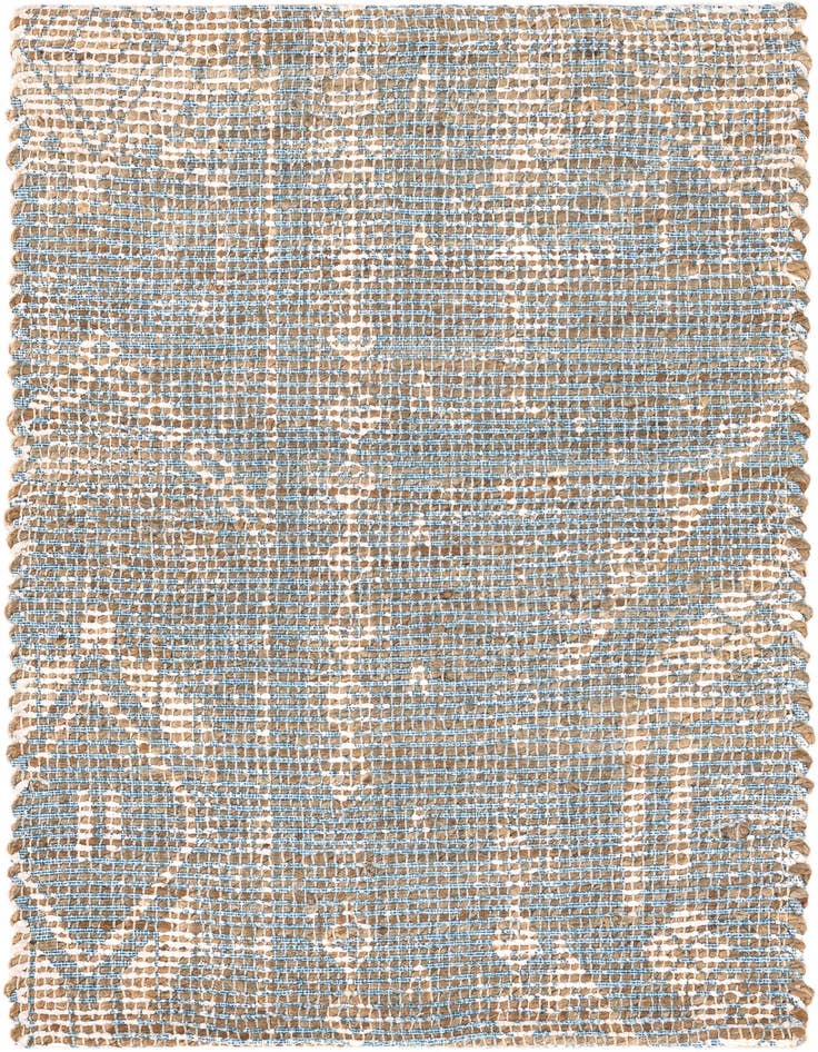 Detail image of 2' x 3' 1 Hand Woven Chenille Jute Rug
