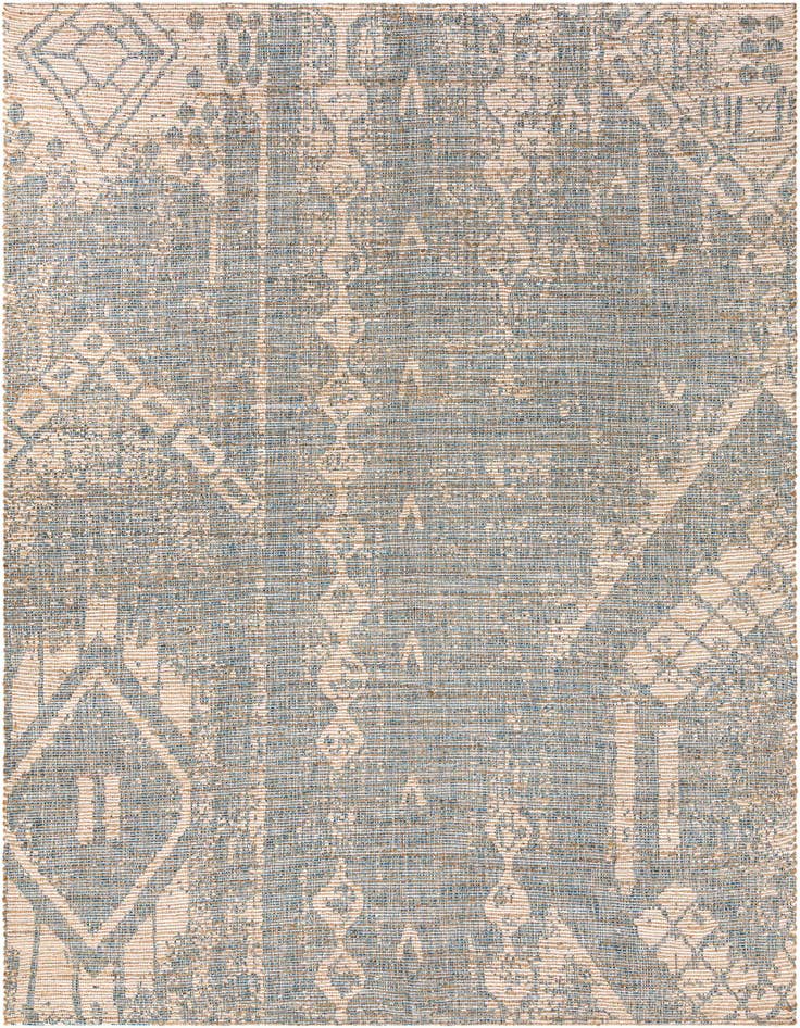 Detail image of 7' 10 x 10' Hand Woven Chenille Jute Rug