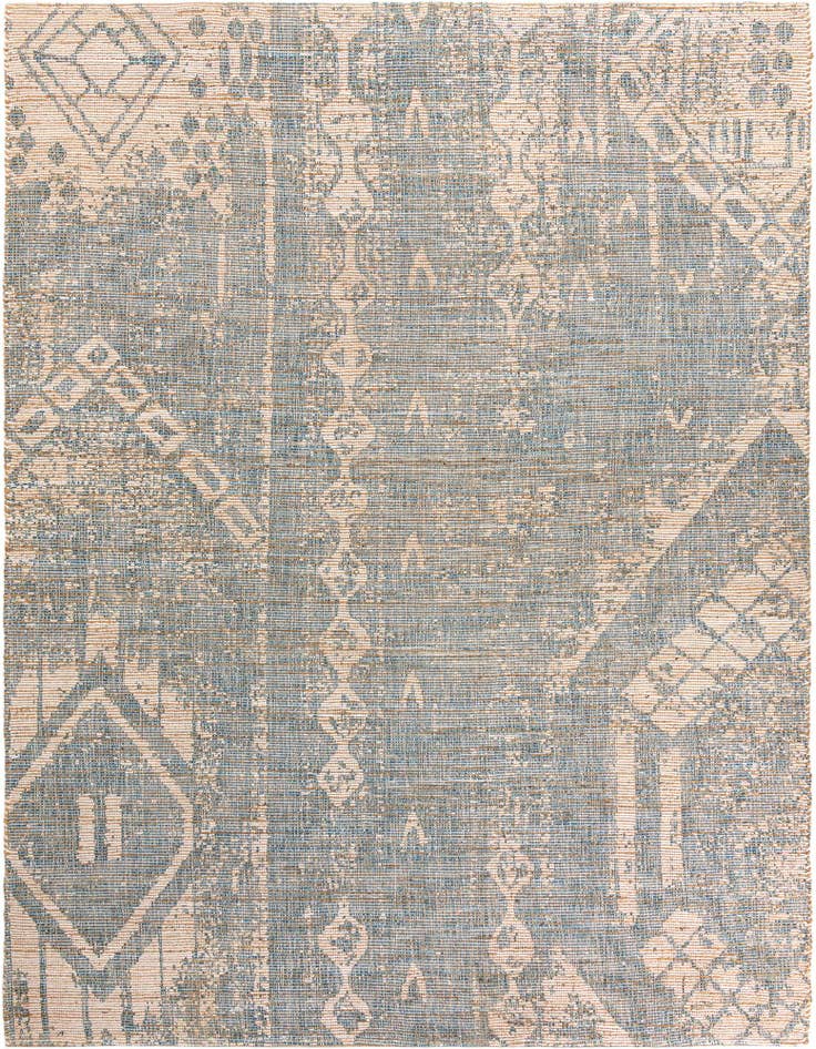 Detail image of 9' x 12' Hand Woven Chenille Jute Rug