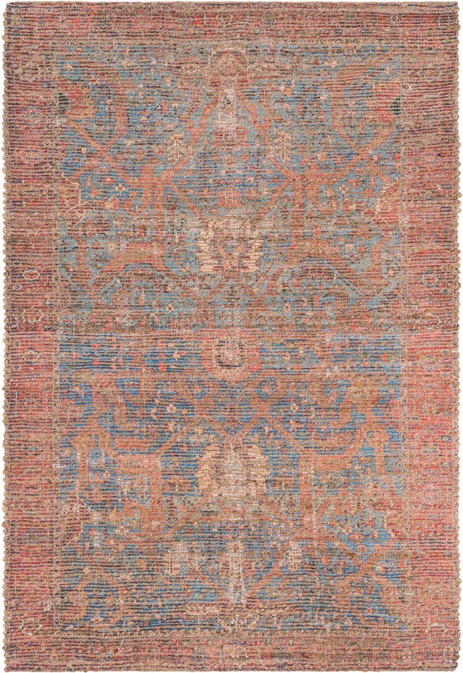Detail image of 4' 1 x 6' 1 Chenille Jute Rug